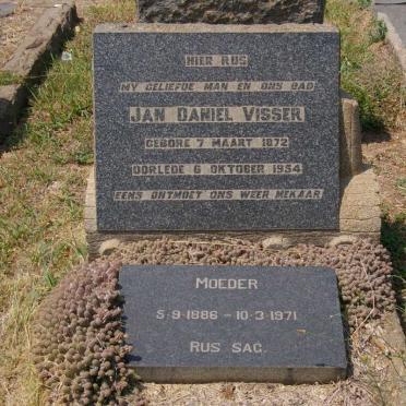 VISSER Jan Daniel 1872-1954 &amp; ? 1886-1971