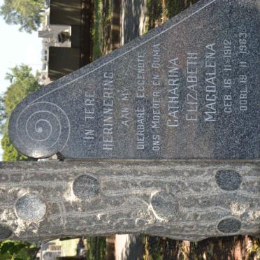 VISSER Catharina Elizabeth Magdalena 1912-1963