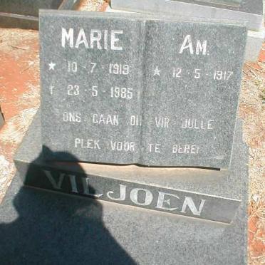 VILJOEN Am 1917- &amp; Marie 1919-1985