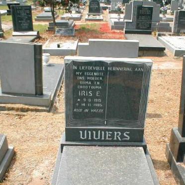 VIVIERS Iris E. 1915-1985