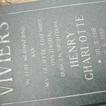 VIVIERS Henry Charlotte 1912-1993