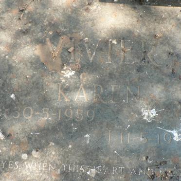 VIVIER Karen 1959-1986