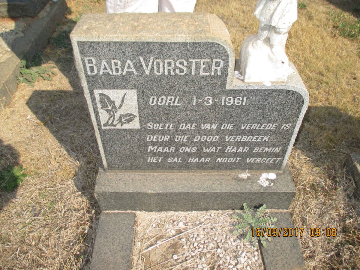 VORSTER 1961-1961
