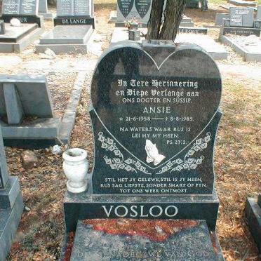 VOSLOO Ansie 1958-1985