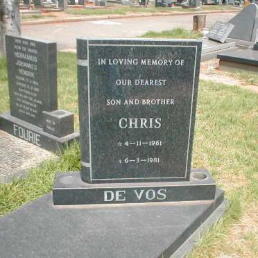 VOS Chris, de 1961-1981