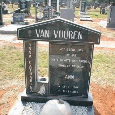 VUUREN Anna Catharina, van 1946-1998
