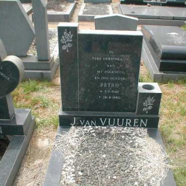 VUUREN Petro, J. van 194?-1980