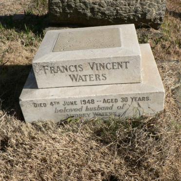 WATERS Francis Vincent -1948