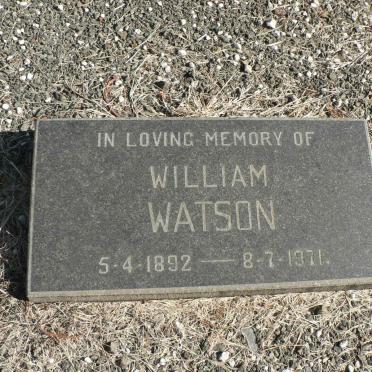 WATSON William 1892-1971