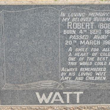 WATT Robert 1887-1961