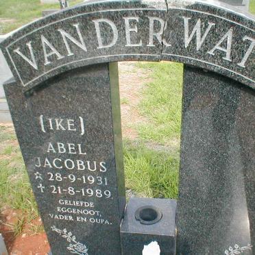WATT Abel Jacobus, van der 1931-1989