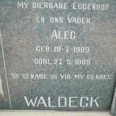 WALDECK Alec 1909-1965