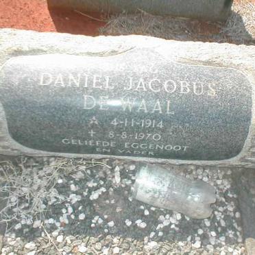 WAAL Daniel Jacobus, de 1914-1970