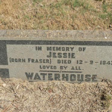 WATERHOUSE Jessie nee FRASER -1947