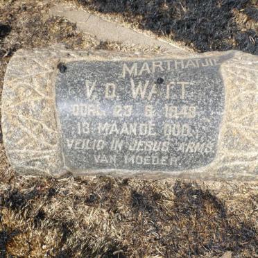 WATT Marthatjie, v.d. -1948