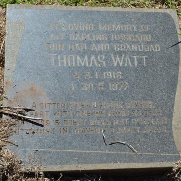 WATT Thomas 1916-1977