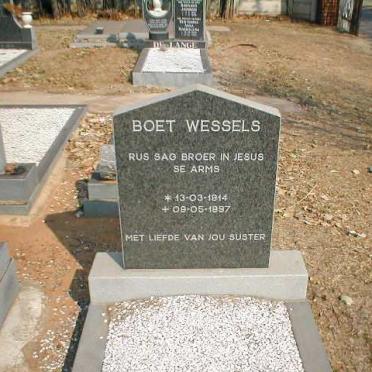WESSELS Boet 1914-1997