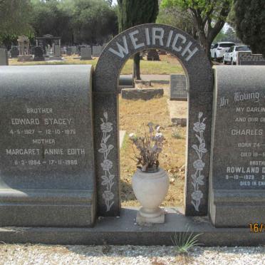WEIRICH Charles Edward 1883-1951 &amp; Margaret Annie Edith 1894-1980 :: WEIRICH Edward Stacey 1927-1975