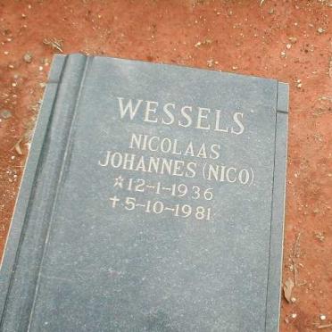 WESSELS Nicolaas Johannes 1936-1981