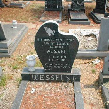WESSELS Wessel 1921-1985