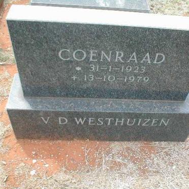 WESTHUIZEN Coenraad, v.d. 1923-1979