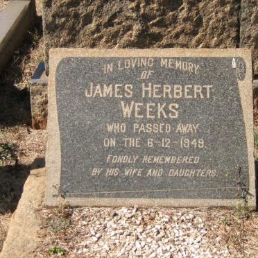 WEEKS James Herbert -1949