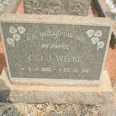 WECKE C.J.J. 1885-1967