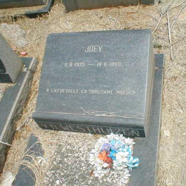 WESTHUIZEN Joey, v.d. 1925-1969