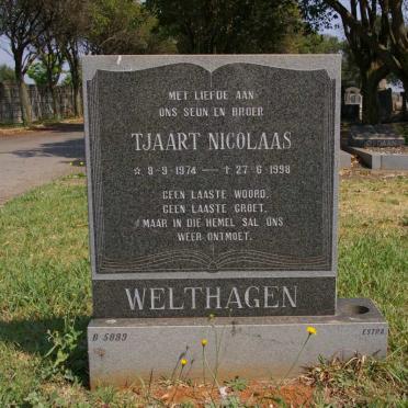 WELTHAGEN Tjaart Nicolaas 1974-1998