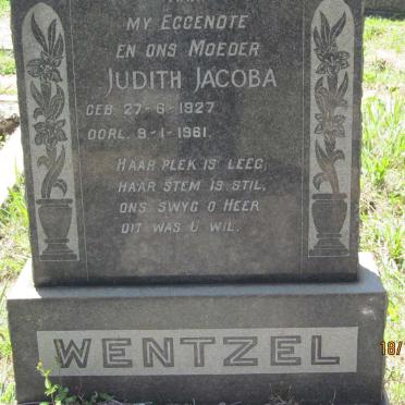WENTZEL Judith Jacoba 1927-1961