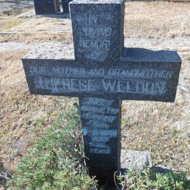WELDON Therese nee WISNETH -1954
