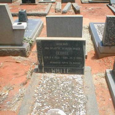 WHITE George 1950-1969