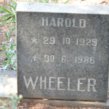 WHEELER Harold 1925-1986