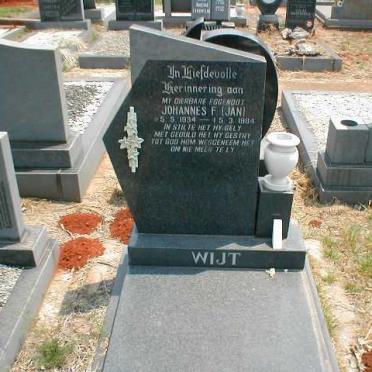 WIJT Johannes F. 1934-1984