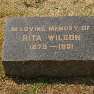 WILSON Rita 1873-1931