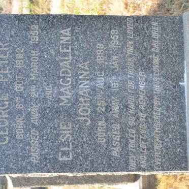 WIGGINS George Peter 1882-1952 &amp; Elsie Magdalena Johanna 1889-1959