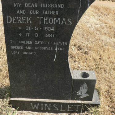 WINSLET Derek Thomas 1934-1987