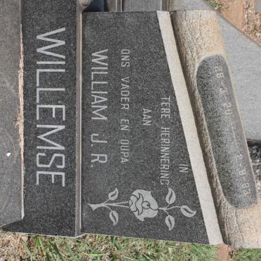 WILLEMSE William J.R. 1920-1983