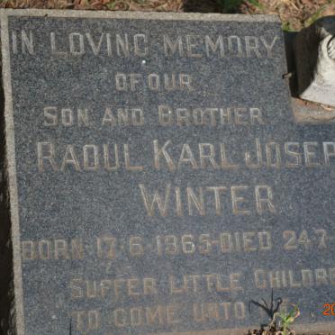 WINTER Raoul Karl Joseph 1965-1967