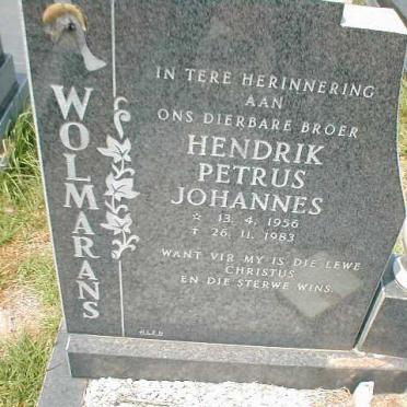 WOLMARANS Hendrik Petrus Johannes 1956-1983