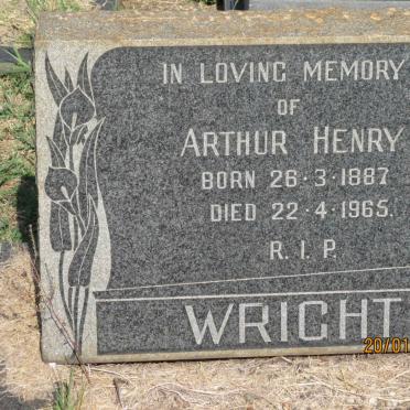 WRIGHT Arthur Henry 1887-1965