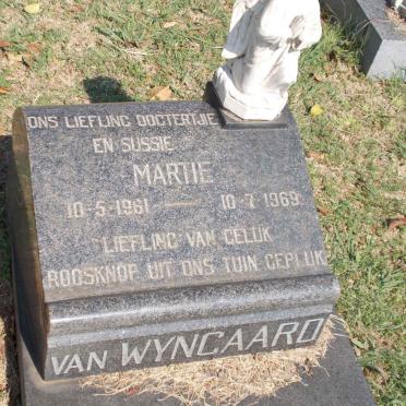 WYNGAARD Martie, van 1961-1969