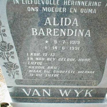 WYK Alida Barendina, van 1919-1991
