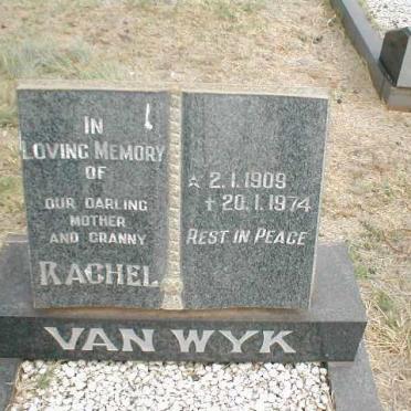 WYK Rachel, van 1909-1974