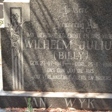 WYK Wilhelm Julius, van 1949-1986