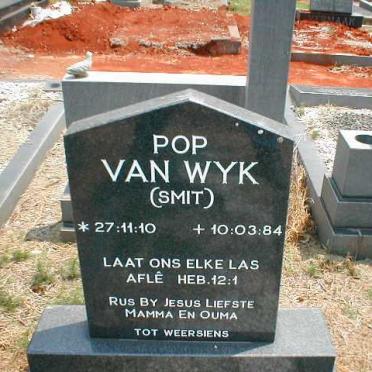 WYK Pop, van nee SMIT 1910-1984