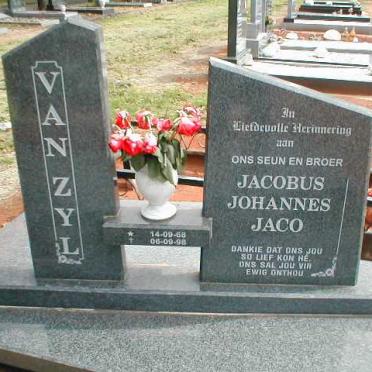 ZYL Jacobus Johannes, van 1968-1998
