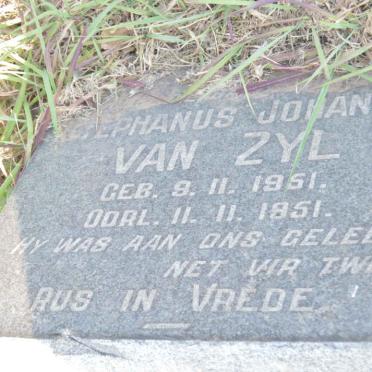 ZYL Stephanus Johannes, van 1951-1951