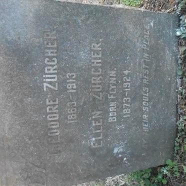 ZURCHER Theodore 1863-1913 &amp; Ellen FLYNN 1873-1924