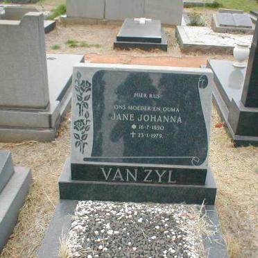 ZYL Jane Johanna, van 1890-1979